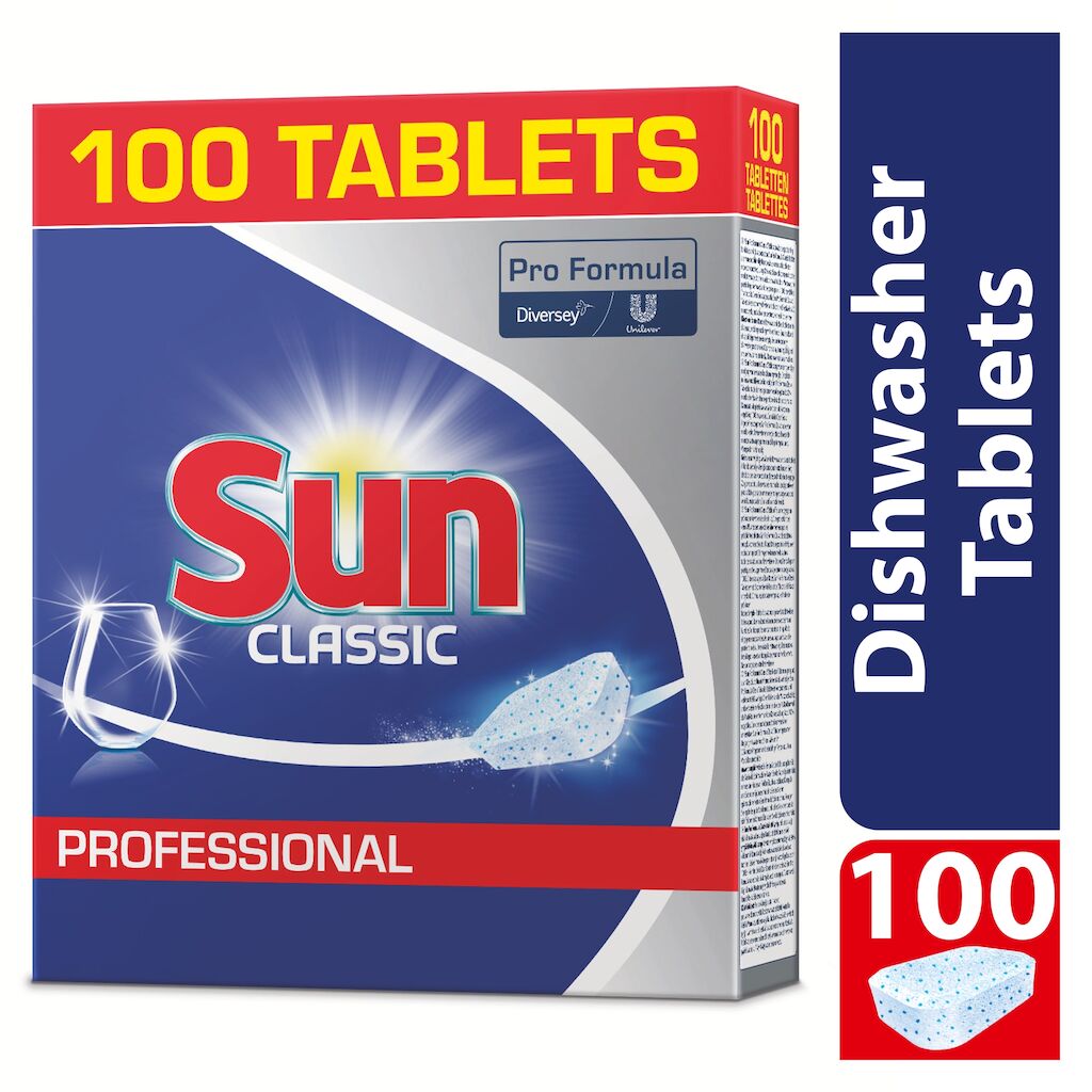 Sun Pro Formula Classic Tablets 100pc - Diswasher Tablets Classic, suitable for household dishwashers